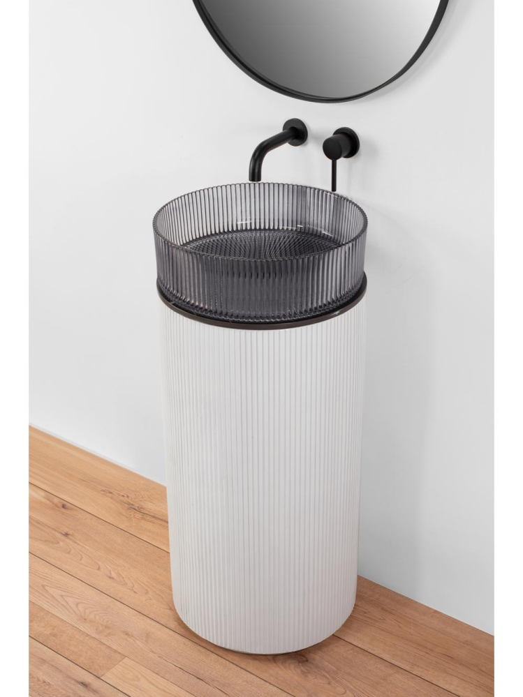 Lavoar freestanding Ceramic Rea Ingrid Grey [5]