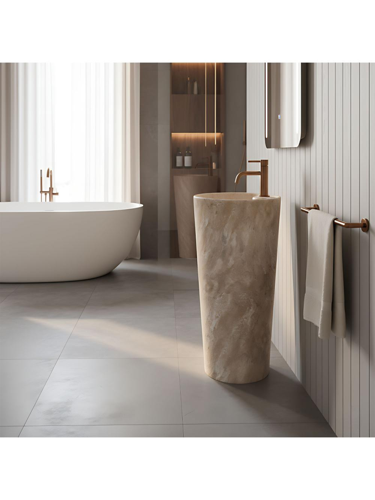 Lavoar freestanding de sine stătător Ceramic Rea Blanka Savana Matt [3]