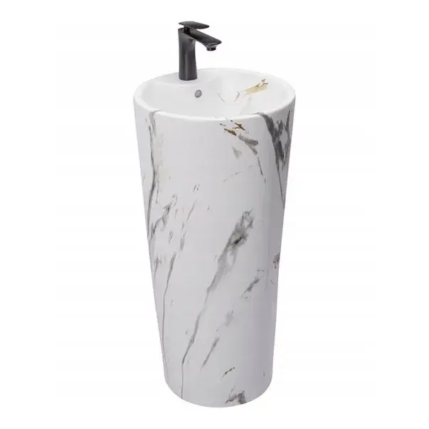 Lavoar freestanding Rea Blanka stil marmura mat [1]