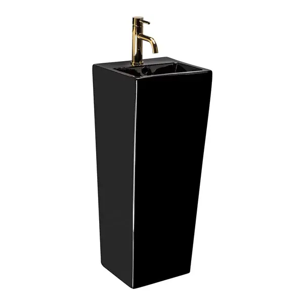 Lavoar freestanding Rea Kamila negru lucios [1]