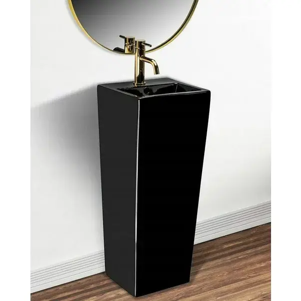 Lavoar freestanding Rea Kamila negru lucios [3]
