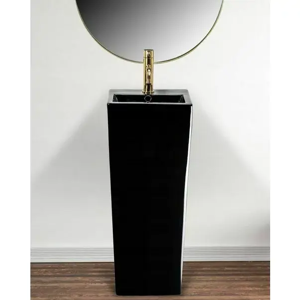 Lavoar freestanding Rea Kamila negru lucios [6]