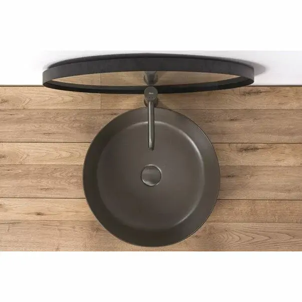 Lavoar gri mat pe blat Rea Elma Warm Grey 45 cm [4]