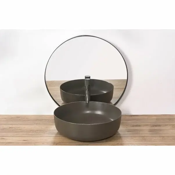 Lavoar gri mat pe blat Rea Elma Warm Grey 45 cm [2]