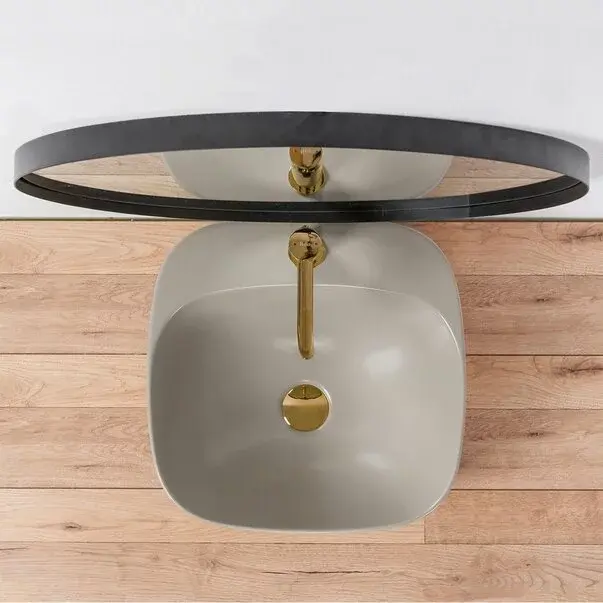Lavoar gri mat pe blat Rea Luiza 42 cm [1]