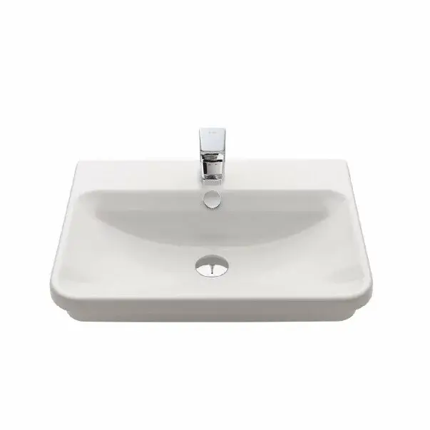 Lavoar incastrat Gala Emma Square alb lucios 55 cm [2]