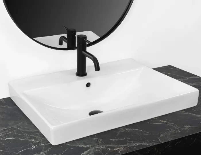 Lavoar incastrat Mandy Alb 60cm, Rea [2]