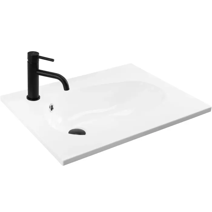 Lavoar incastrat Selena Alb 61cm, Rea [1]