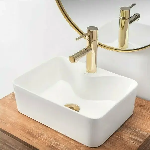 Lavoar mini alb pe blat Rea Kelly 41 cm [6]