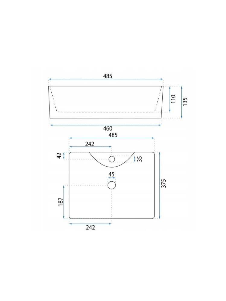 Lavoar pe blat Basaro Ceres alb [4]