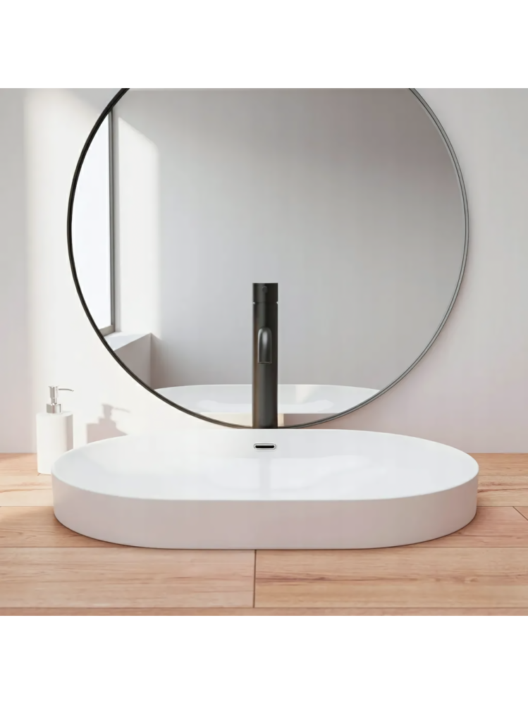 Lavoar pe blat BASARO TERRA alb [2]