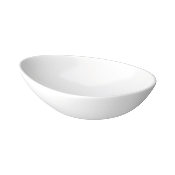 Lavoar pe blat, Cersanit, Moduo, asimetric, 55 cm, alb [1]