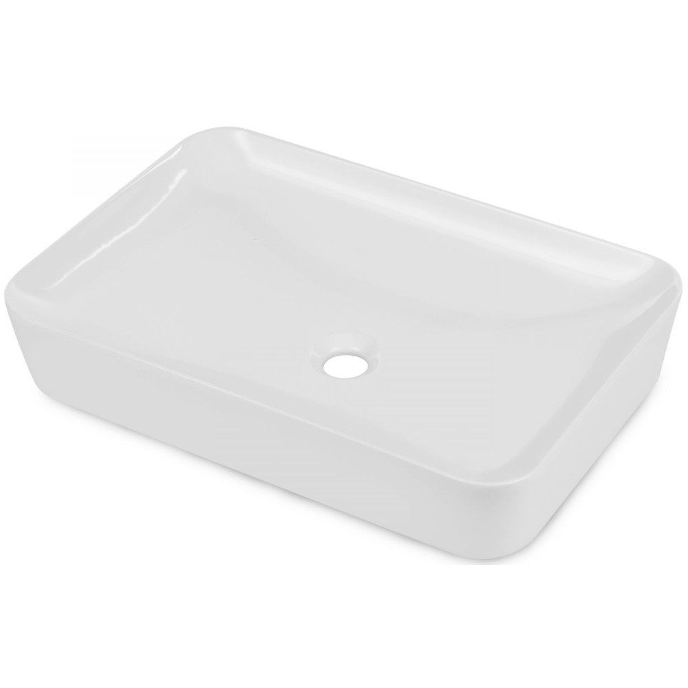 Lavoar pe blat Deante Tess alb 40x60cm [1]