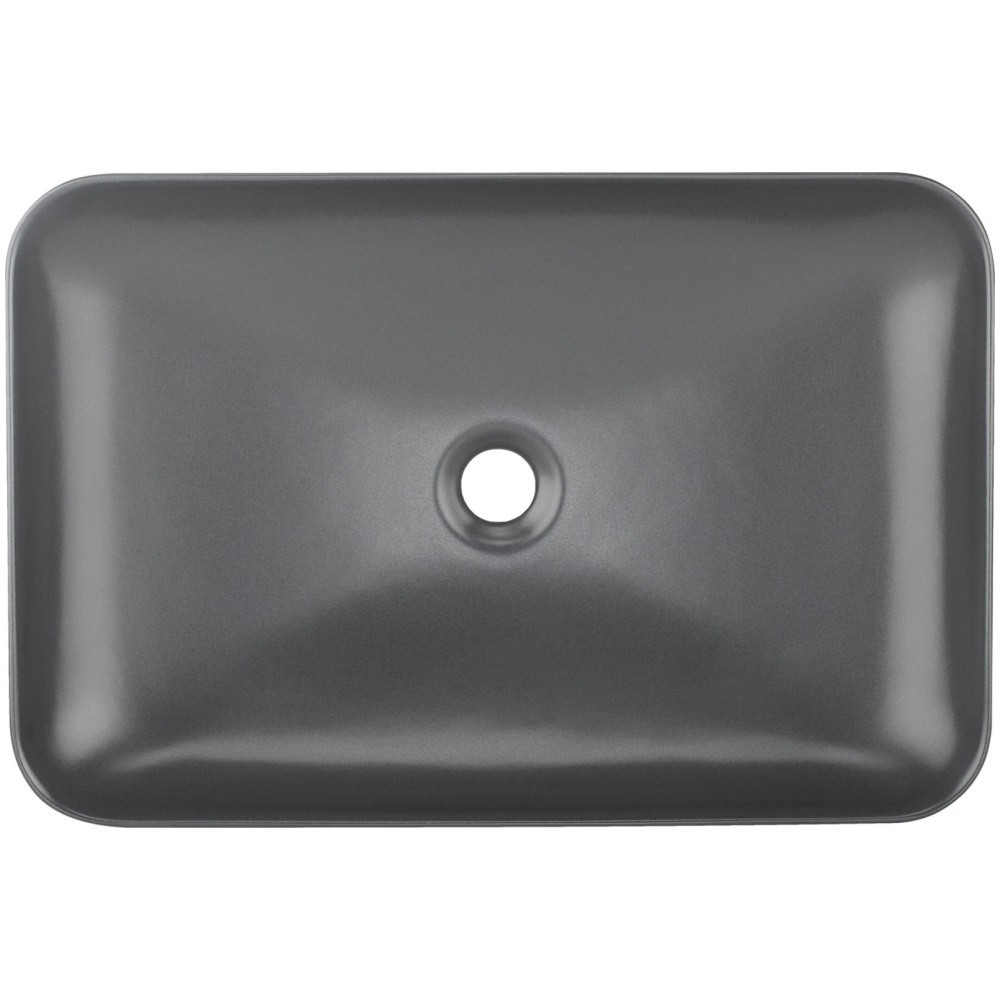 Lavoar pe blat Deante Tess negru-antracit 40x60cm [2]