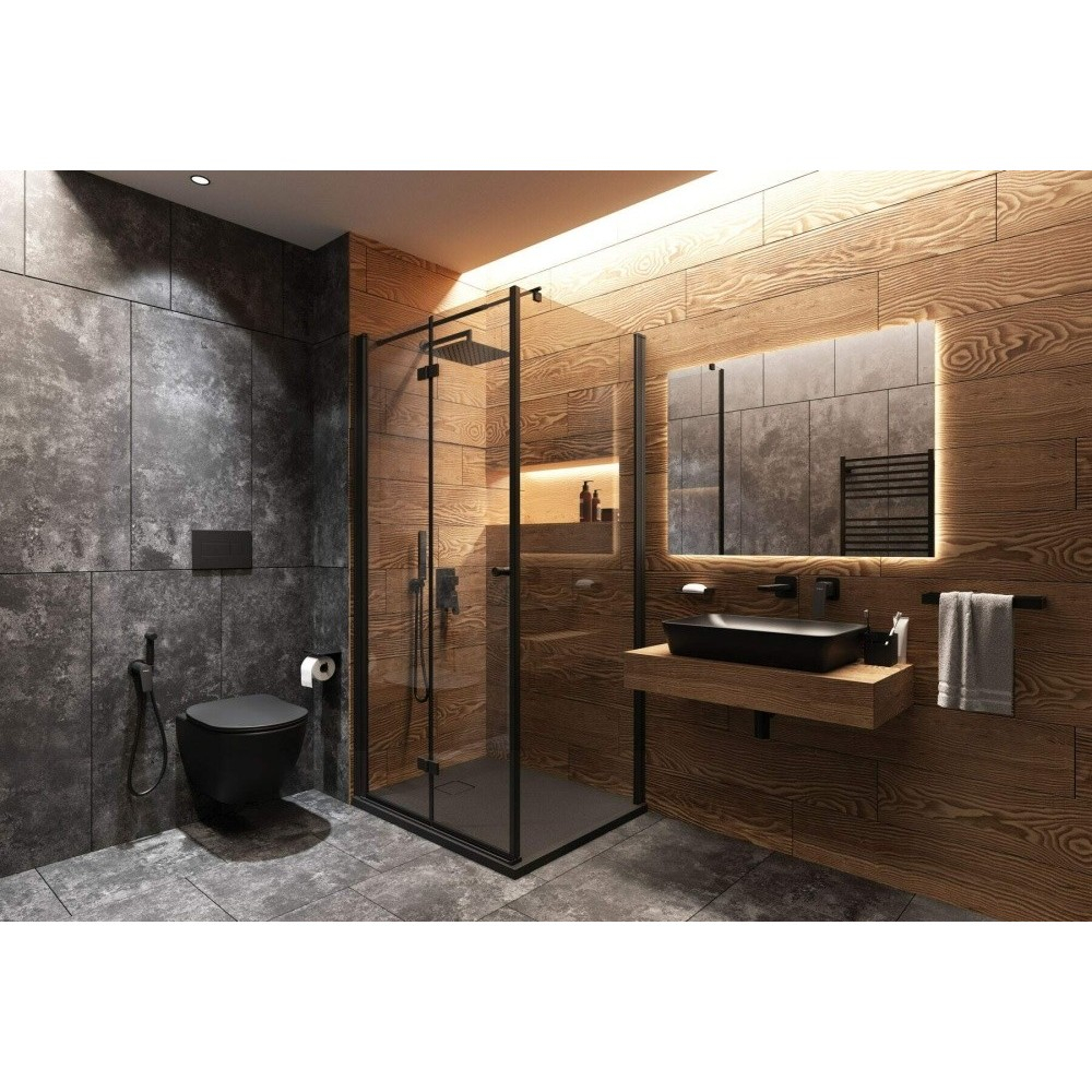 Lavoar pe blat Deante Tess negru-mat 40x60cm [4]