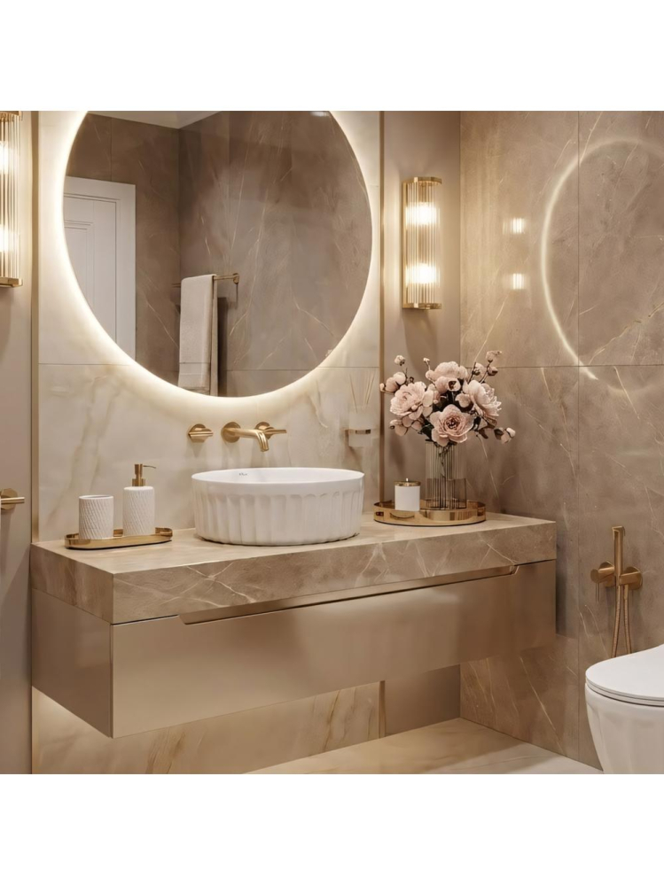 Lavoar pe blat DUO alb [8]