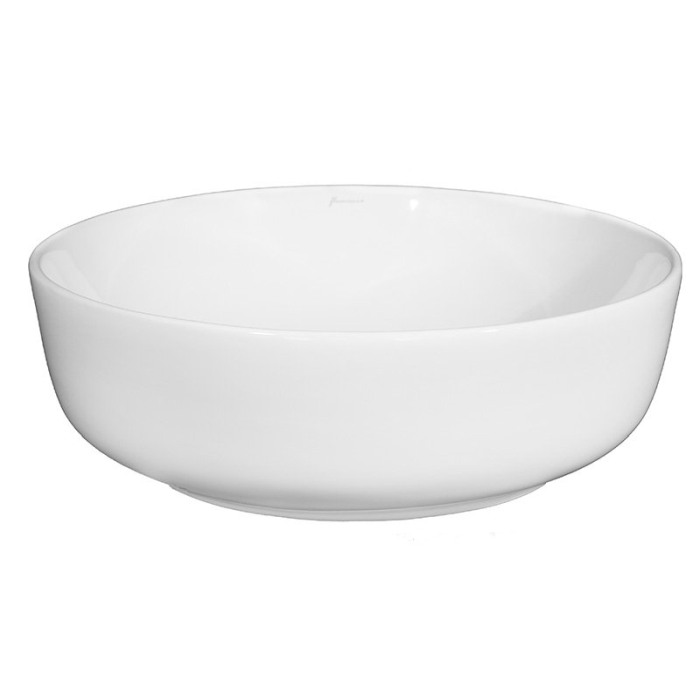 Lavoar pe blat Fluminia, Amereta, rotund, 41 x 41 cm, alb [4]