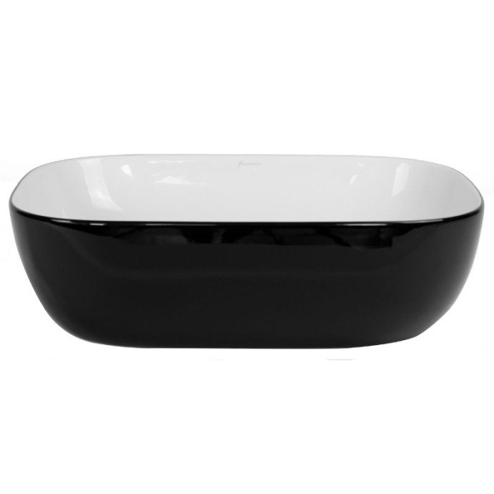 Lavoar pe blat Fluminia, Crius, dreptunghiular, 45.5 x 32 cm, alb-negru [4]