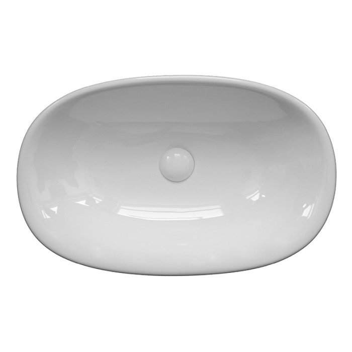 Lavoar pe blat, Fluminia, Diana, oval, 59 x 38,5 cm, alb [2]