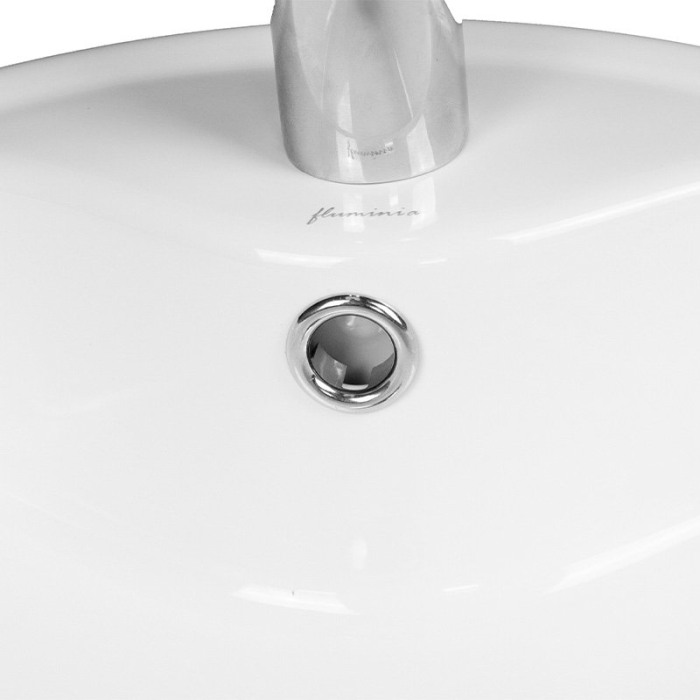 Lavoar pe blat Fluminia, Ibiza New, rotund, diametru 40.5 cm, alb [4]