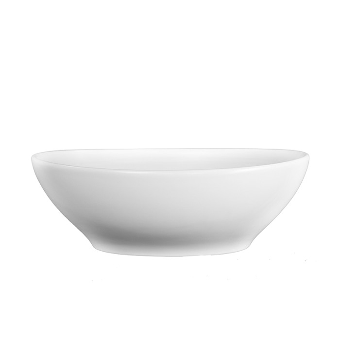 Lavoar pe blat, Fluminia, Rio, oval, 40 x 33 cm, alb mat [4]