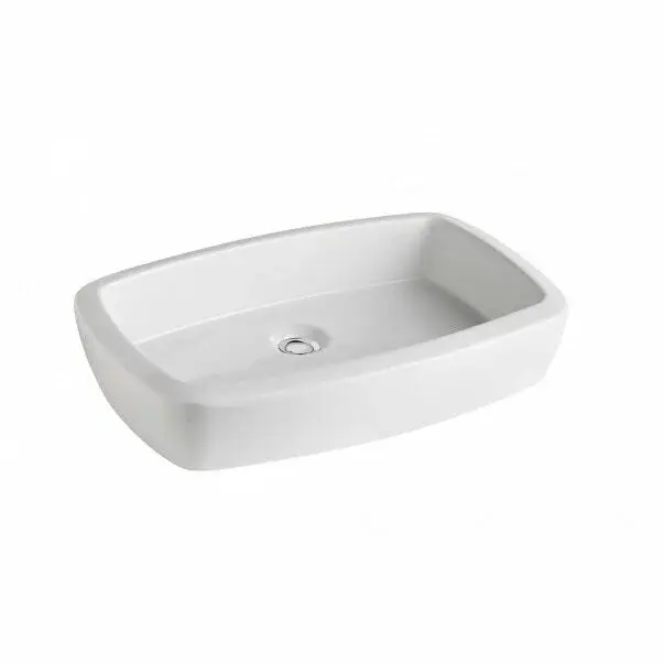 Lavoar pe blat Gala Eos dreptunghiular alb lucios 60 cm [1]