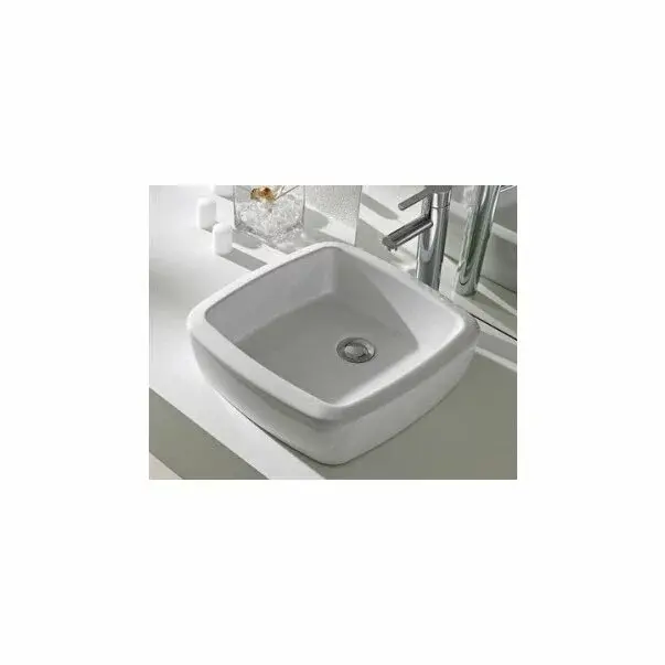 Lavoar pe blat Gala Eos patrat alb lucios 40 cm [1]