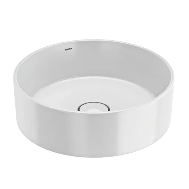Lavoar pe blat Gala Hera finisaj alb lucios 36 cm forma rotunda [2]