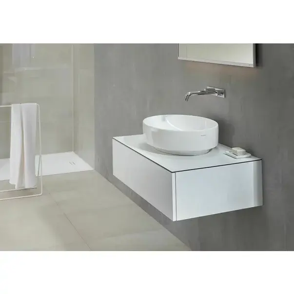 Lavoar pe blat Geberit Variform oval fara preaplin 55x40 cm [2]