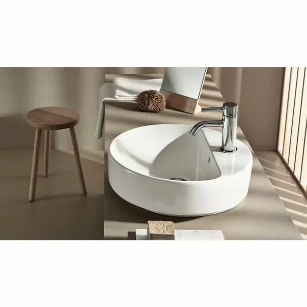 Lavoar pe blat Geberit Variform rotund cu preaplin 45 cm [2]