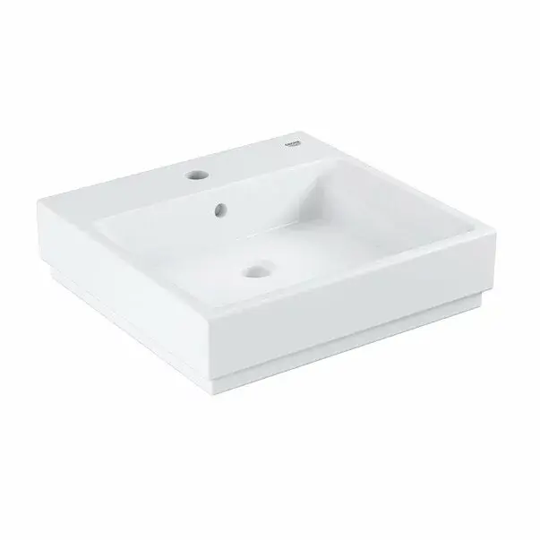 Lavoar pe blat Grohe Cube Ceramic cu PureGuard 50x49 cm [4]