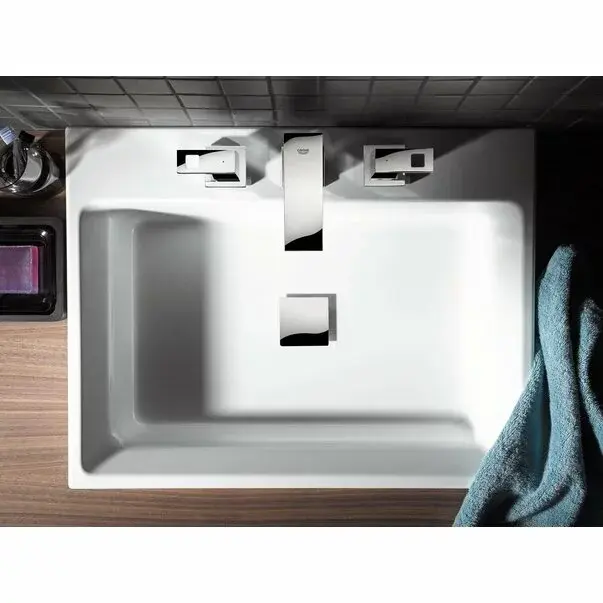 Lavoar pe blat Grohe Cube Ceramic cu PureGuard 50x49 cm [1]