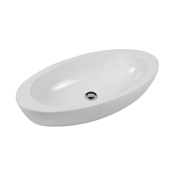 Lavoar pe blat Hatria, Nido, 75 cm, oval, alb [1]