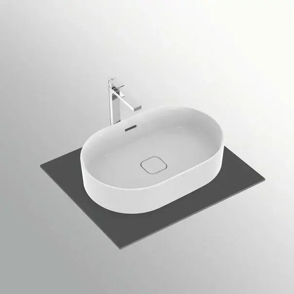 Lavoar pe blat Ideal Standard Strada II oval 60x40 cm [5]