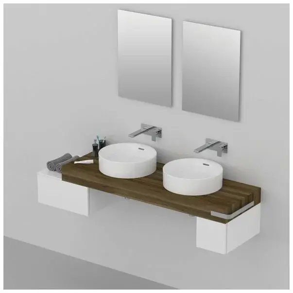 Lavoar pe blat Ideal Standard Strada II rotund 45 cm [2]