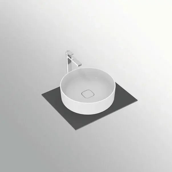 Lavoar pe blat Ideal Standard Strada II rotund 45 cm fara preaplin [4]