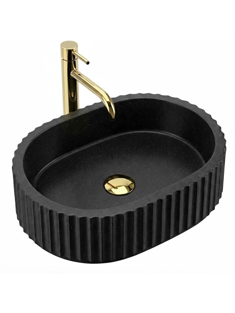 Lavoar pe blat Margaret negru [2]