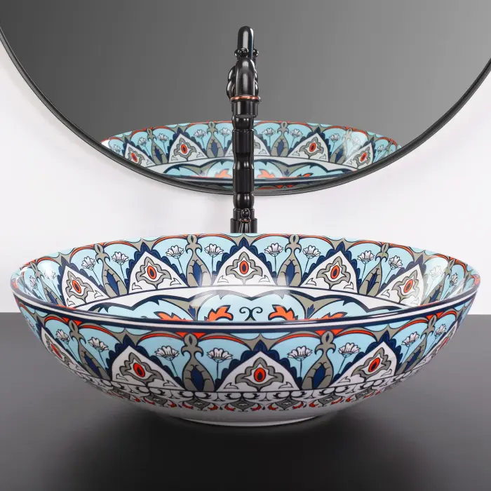 Lavoar pe blat Mexico Multicolor cu model, Rea [3]