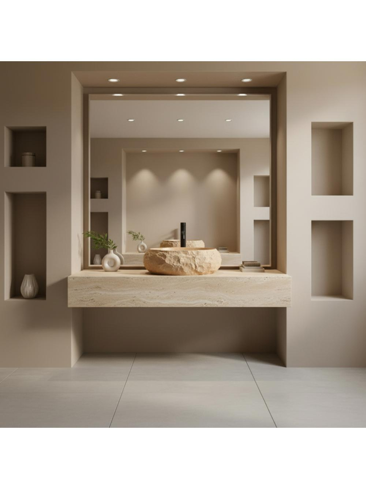 Lavoar pe blat Mika Light  Terracotta [9]