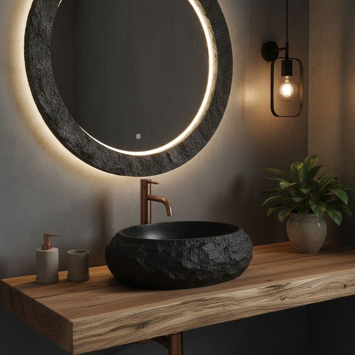 Lavoar pe blat Mika negru [4]