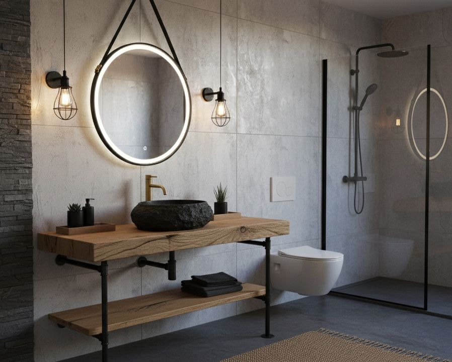 Lavoar pe blat Mika negru [6]