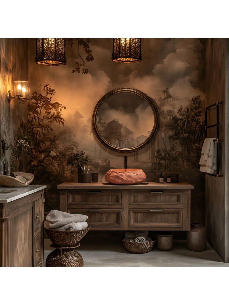 Lavoar pe blat Mika Terracotta [4]