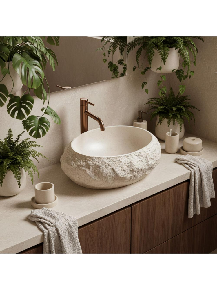 Lavoar pe blat Mika Warm Bej [4]