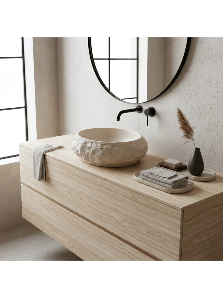 Lavoar pe blat Mika Warm Bej [7]