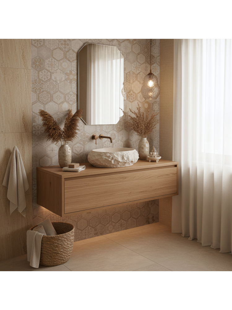 Lavoar pe blat Mika Warm Bej [6]