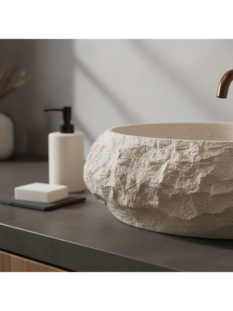 Lavoar pe blat Mika Warm Bej [3]