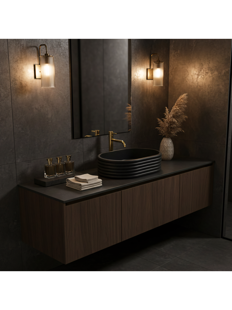 Lavoar pe blat Nicoletta negru [8]