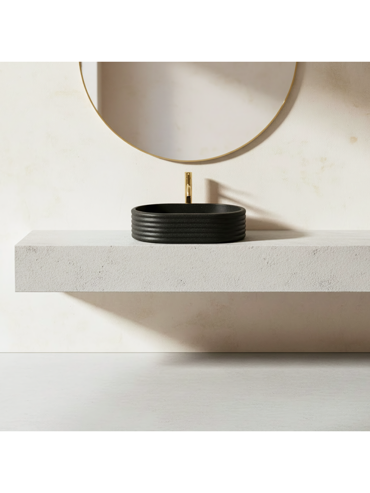 Lavoar pe blat Nicoletta negru [5]