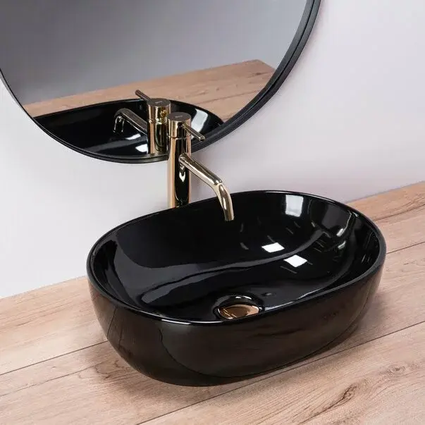 Lavoar pe blat Rea Amelia Black 48 cm [2]