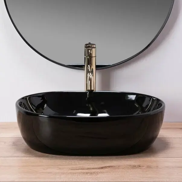 Lavoar pe blat Rea Amelia Black 48 cm [3]